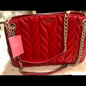 Kate Spade Briar Lane Quilted Conv shoulder bag